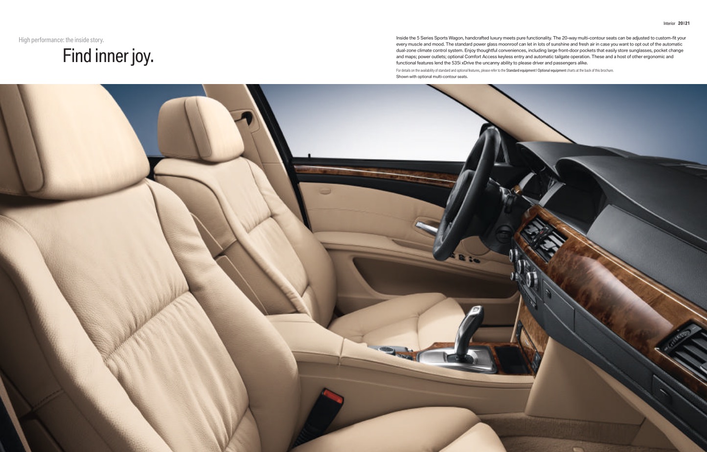 2010 BMW 5-Series Wagon Brochure Page 26